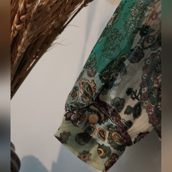 ZARA PAISLEY BLOUSE - Picture 3 of 4